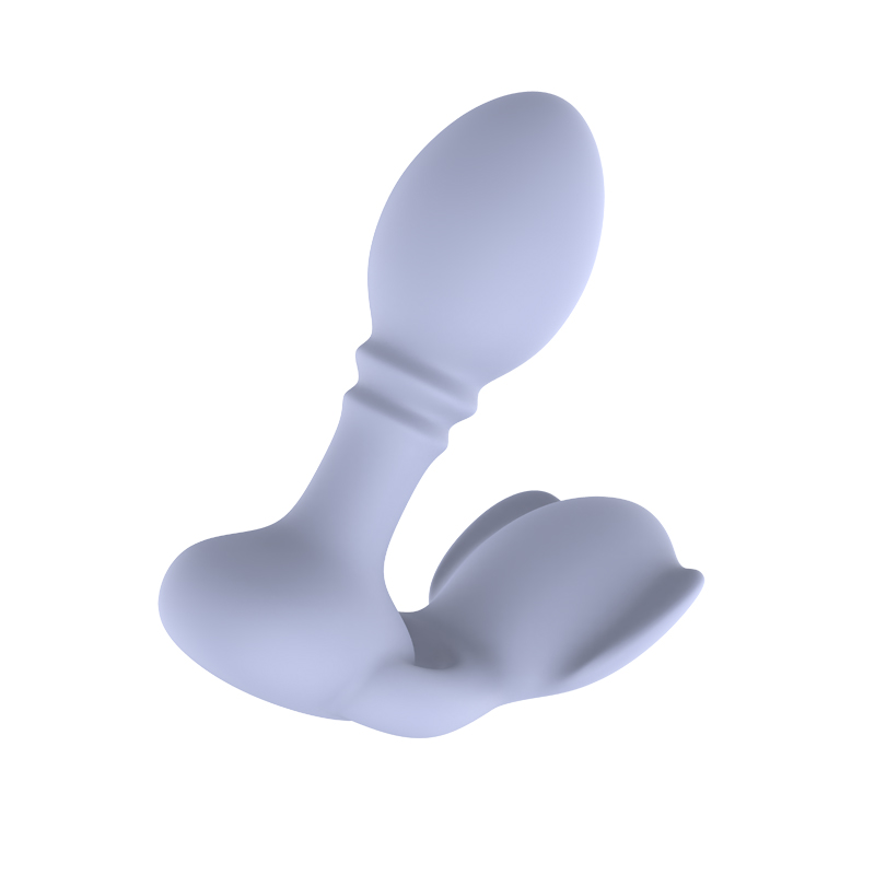Massager s dvojitým vibračnou zástrčkou