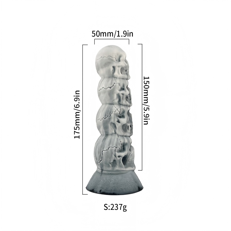 Lebka monštrum dildo